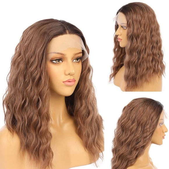 Brown Short Bob Lace Wig